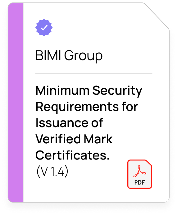 image for download the Requirements for Issuance of Verified Mark Certificates BIMI Group